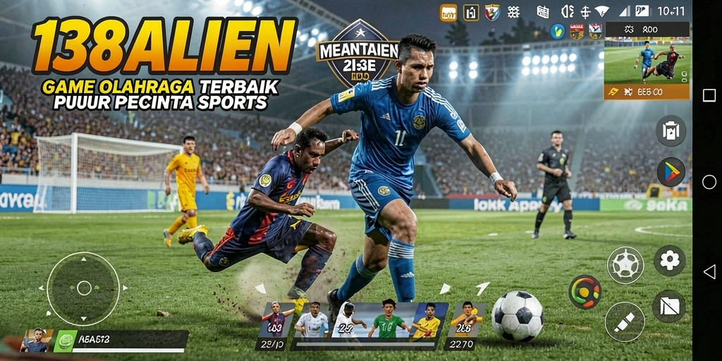 Screenshot 138ALIEN menampilkan aksi olahraga yang mendebarkan.