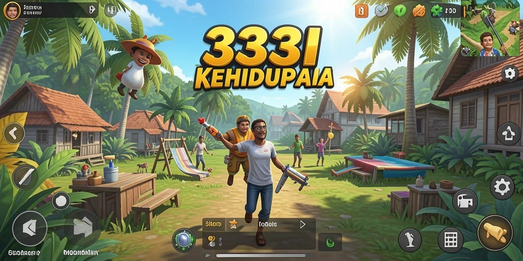 Tampilan gameplay menarik dari 333I yang menunjukkan interaksi karakter.