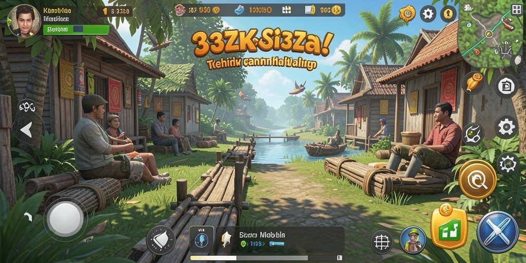 Tampilan gameplay <strong>33ZK</strong> yang menakjubkan dalam simulasi kehidupan.