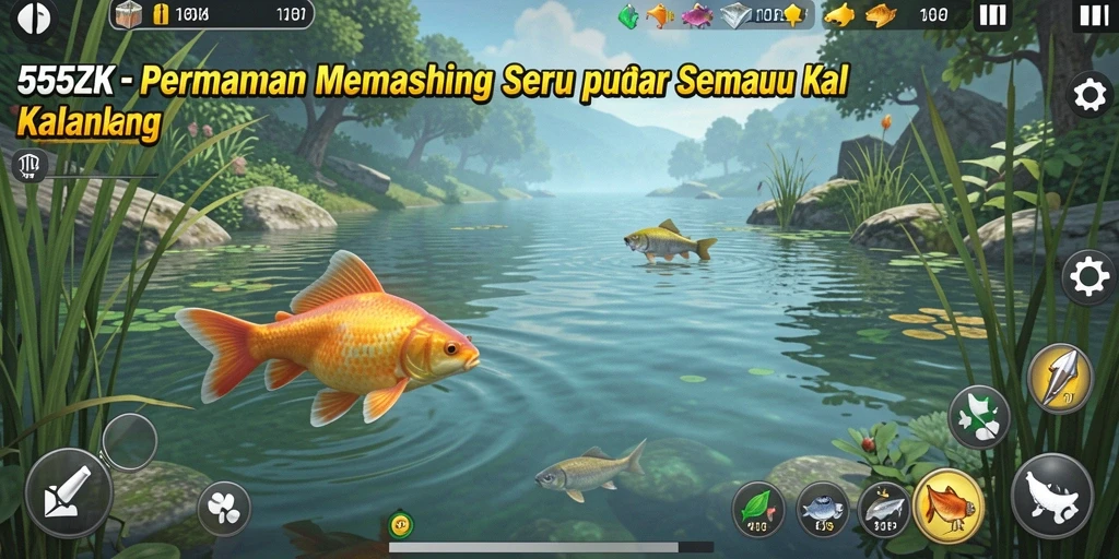 Tangkapan ikan yang menakjubkan dalam permainan 555ZK.
