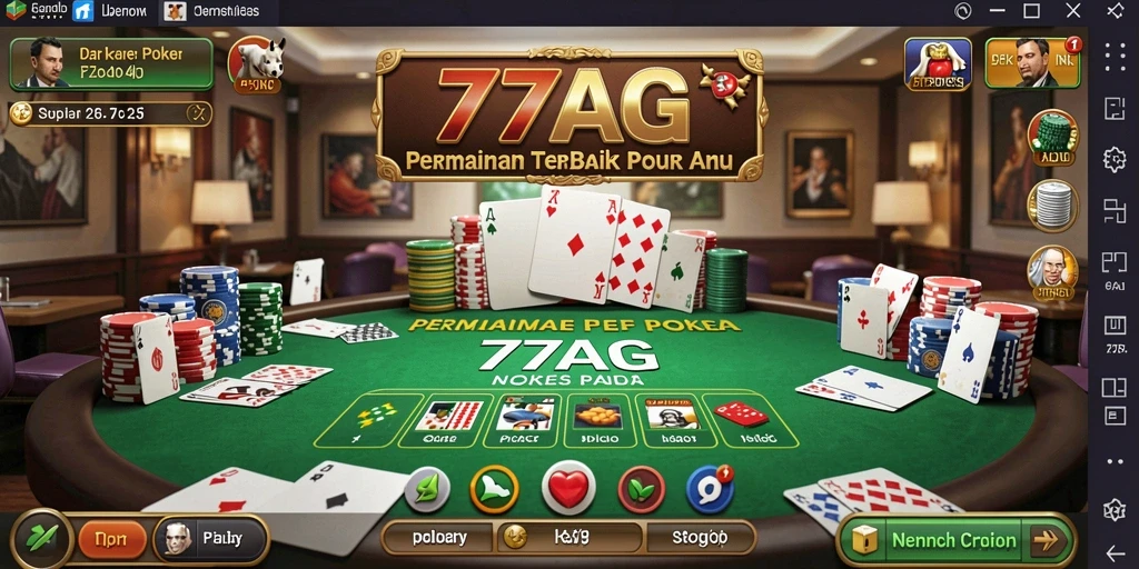 Gameplay seru dari 77AG yang menyenangkan dan kompetitif.