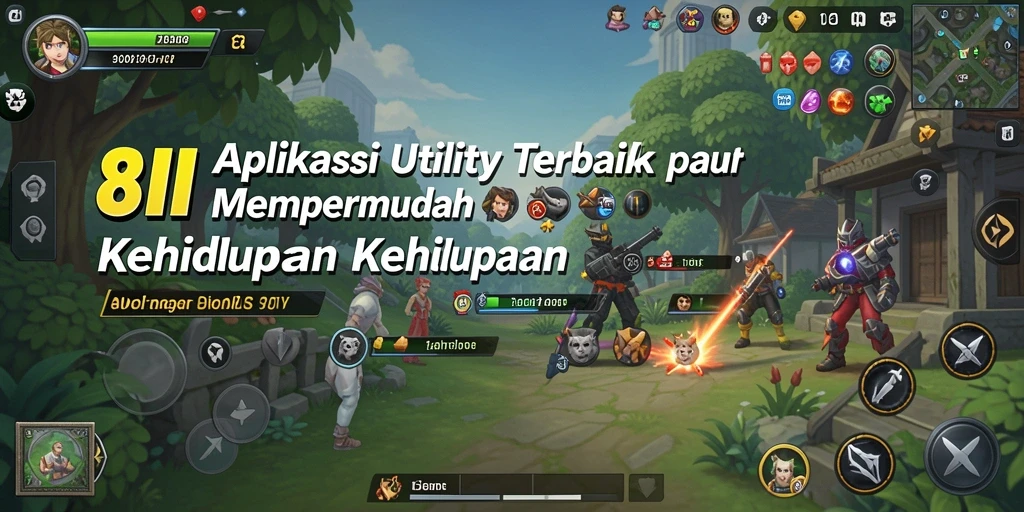 Screenshot 8II menampilkan penggunaan aplikasi Utility dengan antarmuka yang intuitif.