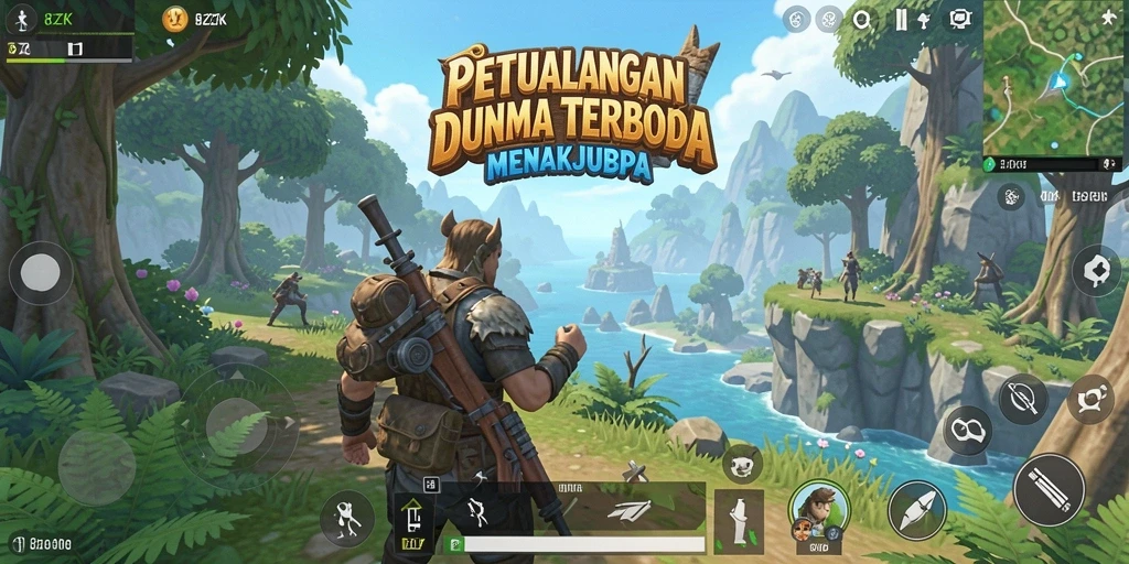 Gambaran gameplay menakjubkan di 8ZK dengan petualangan Open World.