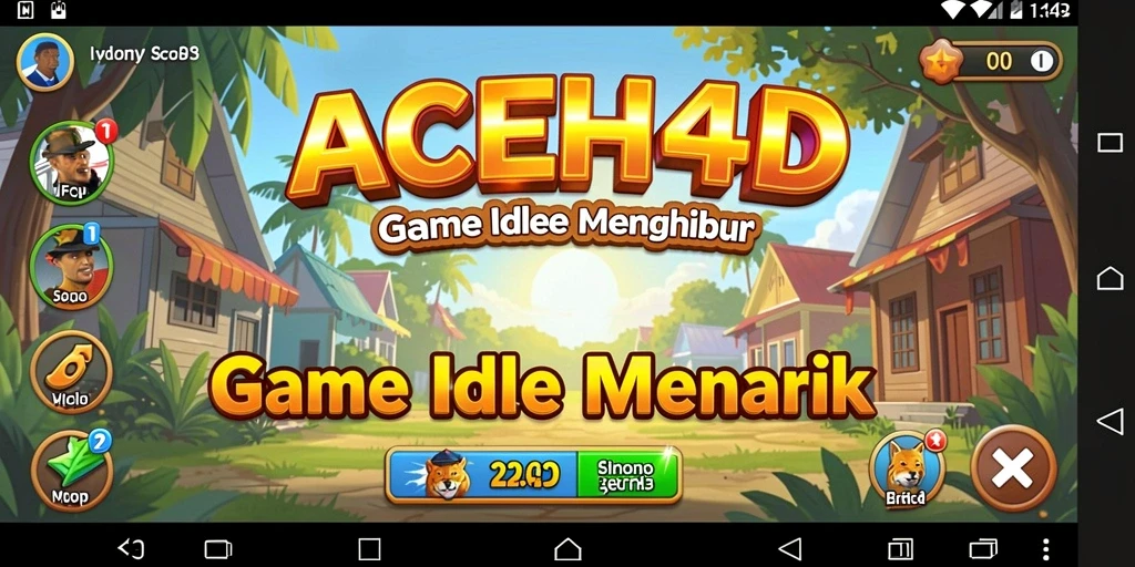 Tampilan gameplay ACEH4D yang menawan dan menghibur.