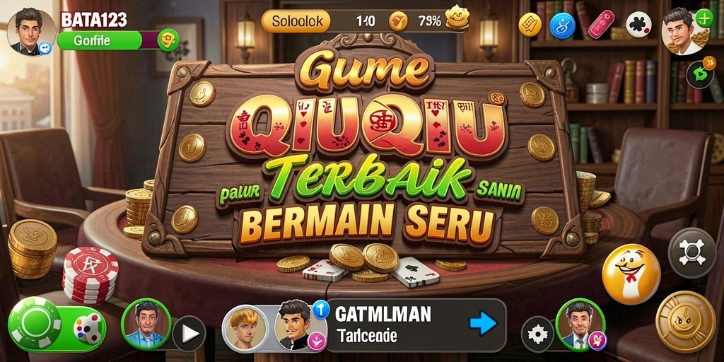 Tampilan gamplay BATA123 yang seru dalam permainan QiuQiu.