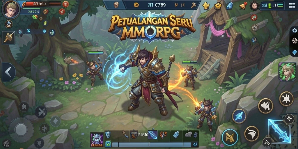 Screenshot gameplay yang menampilkan aksi seru dalam <strong>C789</strong> MMORPG.
