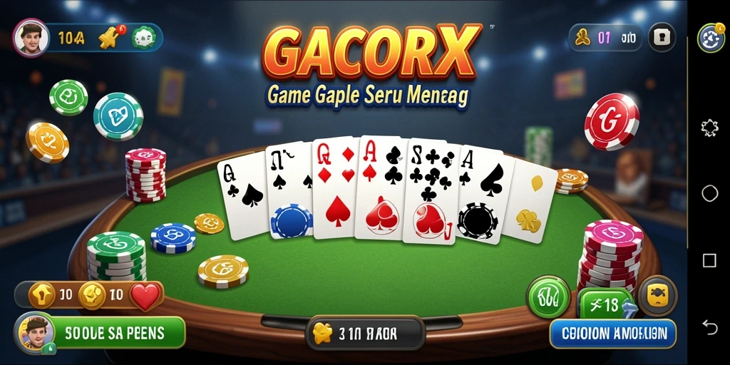 Tampilan menarik saat bermain Gaple di GACORX.