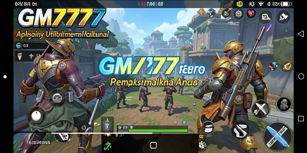 Tampilan antarmuka pengguna GM777 yang intuitif dan efisien.