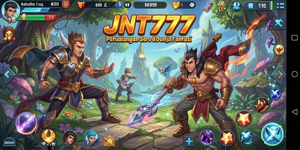 Tampilan menarik dari gameplay JNT777 di dunia petualangan.