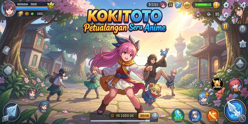 Tampilan gameplay KOKITOTO yang memukau dan penuh aksi.