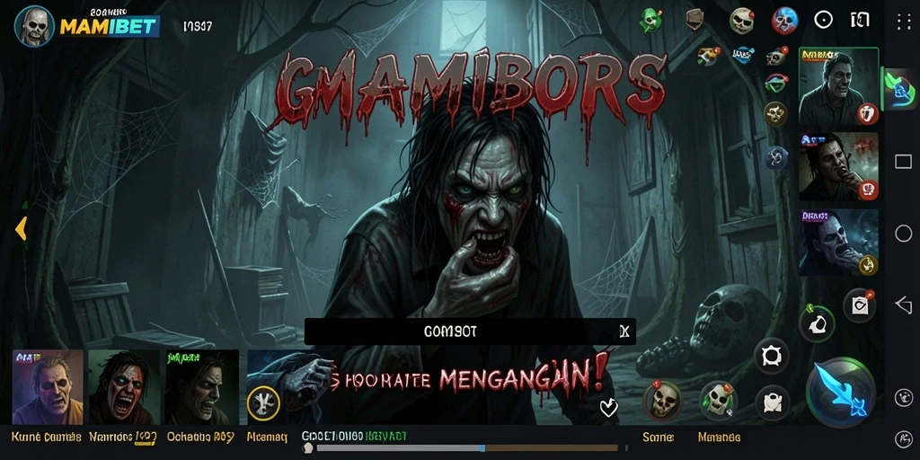 Tampilan gameplay menyeramkan di MAMIBET yang penuh ketegangan.