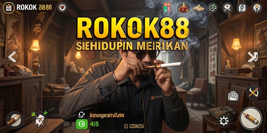 Tampilan gameplay ROKOK88 yang menarik dan interaktif.