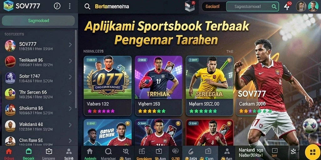 Tampilan gameplay taruhan olahraga yang menarik dalam SOV777.