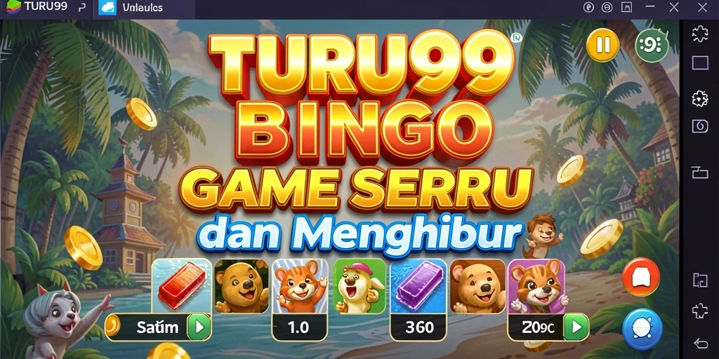 Screenshot menunjukkan gameplay seru dalam permainan Bingo.